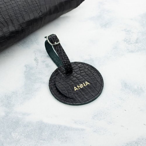 именная бирка для чемодана