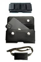 Кожаный чехол на ремень для телефонов