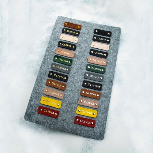 Папка именная А4 из фетра