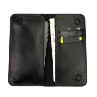 Кожаный чехол-кошелек для телефона до 6.7 дюймов