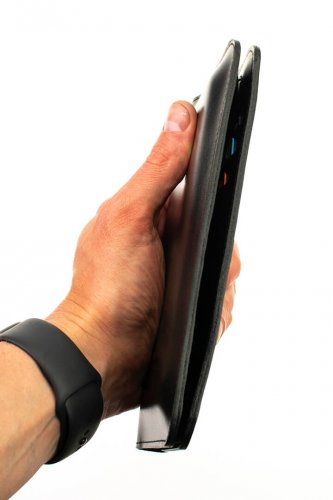 Кожаный чехол-кошелек для телефона до 6.7 дюймов