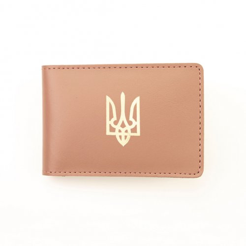 Обложка для удостоверения EGOS Тризуб Pink